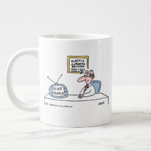 Lustige Plastische Chirurgen oder Schönheitschirur Jumbo-Tasse