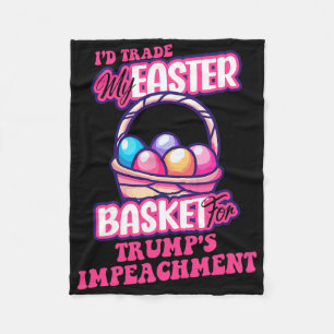 Lustige politische Anti-Trump-Ostern Fleecedecke