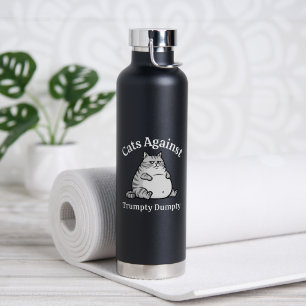 Lustige politische Katze Anti-Trump-Kaffeegeschenk Trinkflasche