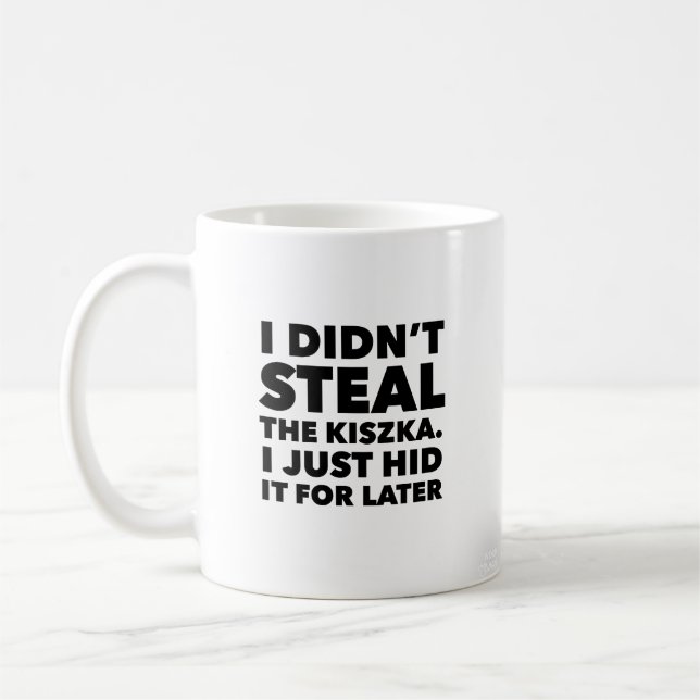 lustige polnische Tasse (Links)