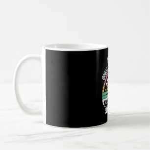 Lustige Ponton-Königin Retro-Sonnenuntergang See L Kaffeetasse