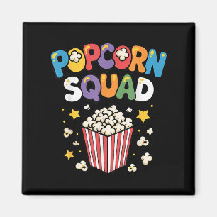 Lustige Popcorn-Kunst für Männer Frauen Kinder Pop Magnet