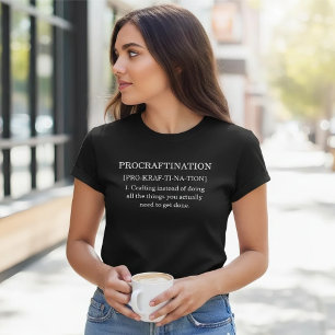 Lustige Procraftination-Definition T-Shirt