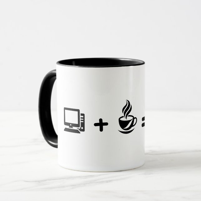 Lustige Programmierer-Code-Kaffeetasse - Software- Tasse (Vorderseite Links)