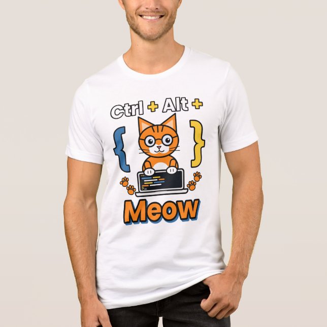 Lustige Programmierer- & Coding-T-Shirts für Männe Tri-Blend Shirt (Vorderseite)
