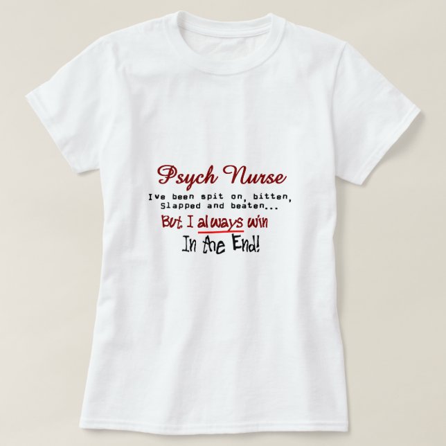 Lustige Psych Krankenschwester-T - Shirts und (Design vorne)