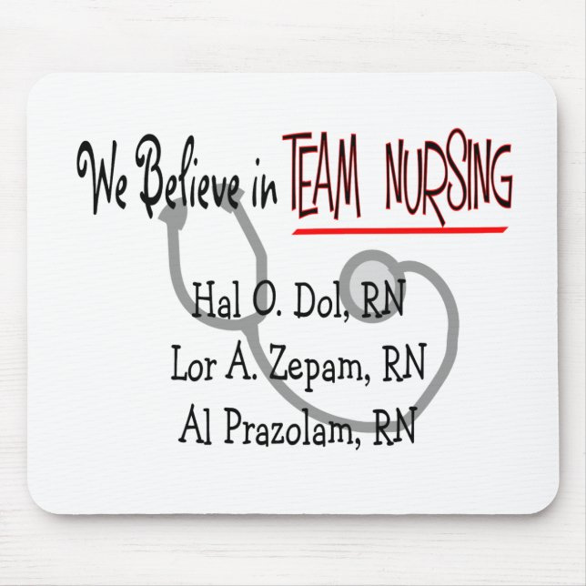 Lustige Psych Krankenschwester-T - Shirts und Mousepad (Vorne)