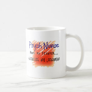 Lustige Psych Krankenschwester-T - Shirts und Tasse