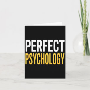 Lustige Psychologie sagt umgekehrter sarkastischer Karte