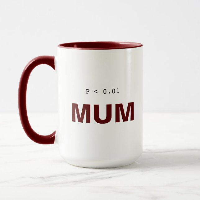 Lustige Psychologiestatistik-Tasse | Bedeutende Mu Tasse (Links)