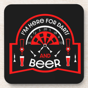 Lustige Pub-Bier- und Darts-Spiel-Geschenke Getränkeuntersetzer