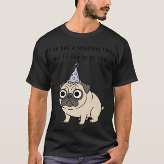 Lustige Pug-Geburtstagsfeier "Ich hatte eine fanta T-Shirt