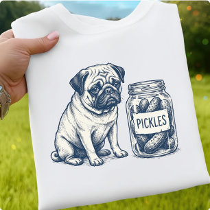 Lustige Pug-Pickle, Süßes Hundegeschenk, Pickle-Li T-Shirt