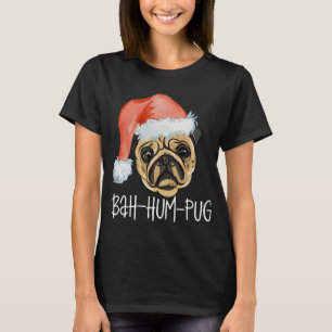 Lustige Pug Weihnachten Hund Mama Papa Pyjama 46 T-Shirt