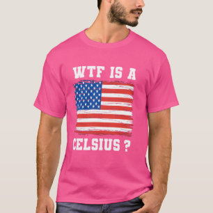 lustige puwtf ist eine celsius patriotic usa Fahne T-Shirt