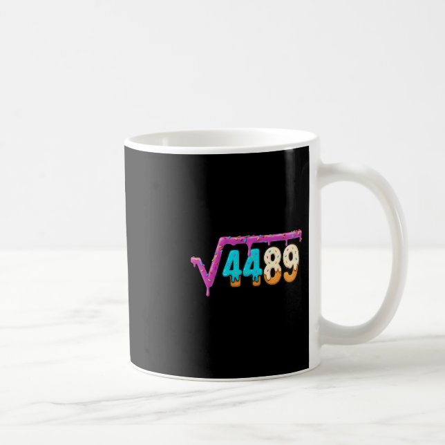 Lustige Quadratwurzel 4489 Eis Drip Math 67 Lustig Kaffeetasse (Rechts)