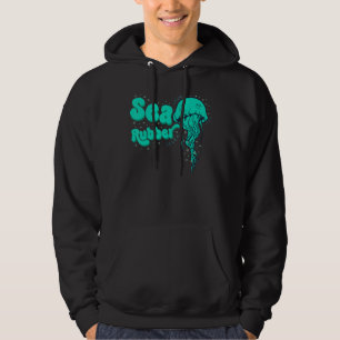 Lustige Quallen Meer Gummi Hoodie