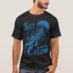 Lustige Quallen Unterwasser Meer Ozean Quallen T-Shirt