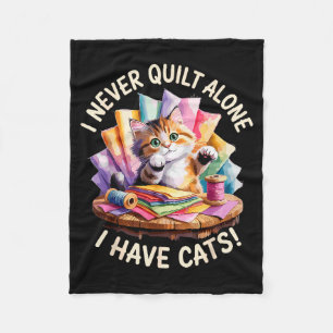 Lustige Quilt-Kunst für Männer Frauen Quilt-Liebha Fleecedecke