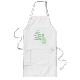Lustige Ranch-Dressing-Cowboy-Humor-Art-Logo Lange Schürze