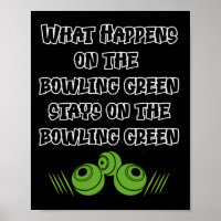 Lustige Rasen Bowling 