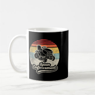 Lustige Rasen Durchsetzung Mähen Retro Vintage Kaffeetasse