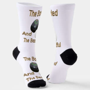Lustige Rasenkegeln Kegel Schön, Crew Socken