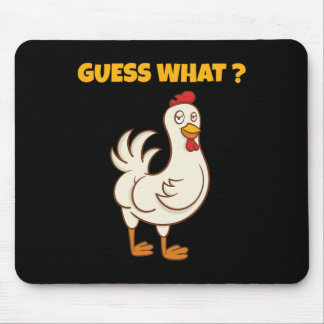 Lustige Rate mal, was das Hühnerpopo ist! Bauernho Mousepad