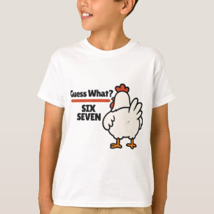 Lustige Rate Mal Was Huhn 67 Sechs Sieben Meme T-Shirt