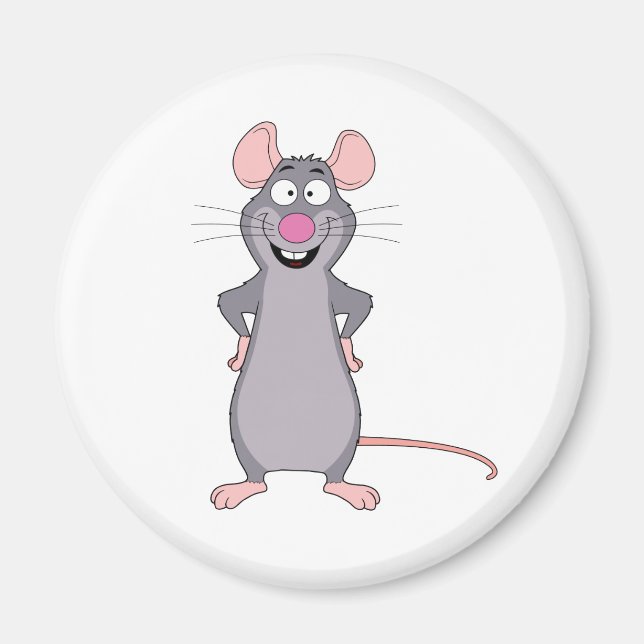 lustige Ratte Magnet (Vorne)