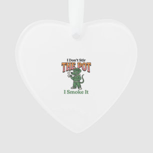 Lustige Ratte Pot Zitat Vintage Gravur Design_1 Ornament