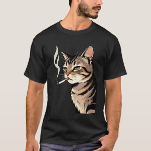 Lustige rauchende Katze, Zigaretten-Kitty Gen Z Me T-Shirt