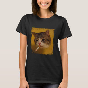 Lustige rauchende Katze, Zigaretten-Kitty Gen Z Me T-Shirt