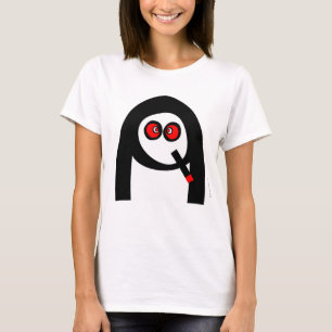 Lustige rauchende Nonne T-Shirt