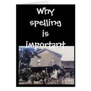 Lustige Rechtschreibungs-Lektion für Frauen