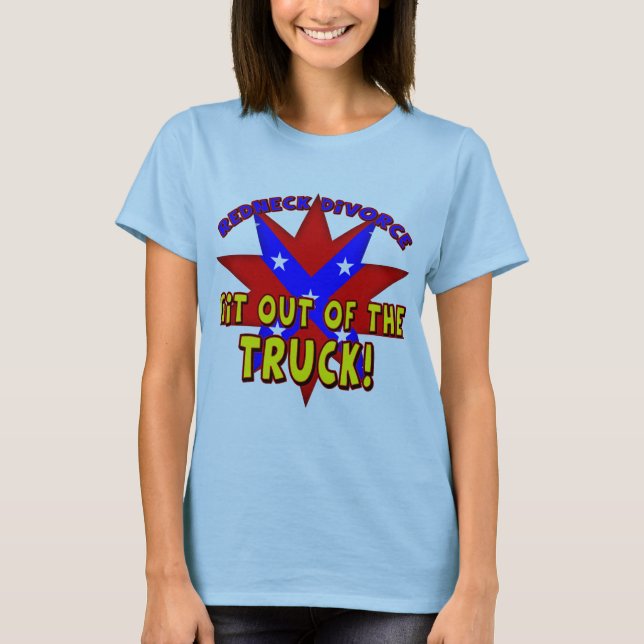 Lustige Redneck-Scheidungs-T - Shirt-Geschenke T-Shirt (Vorderseite)