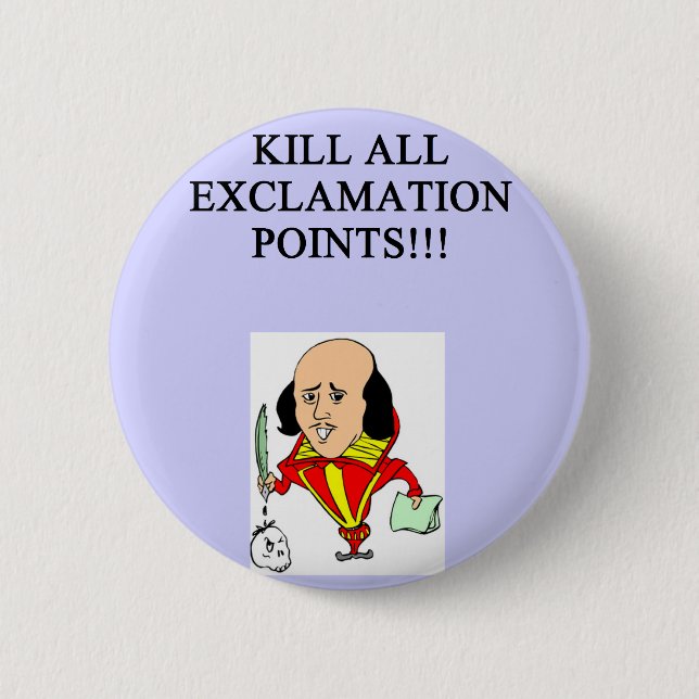 lustige Regeln für Verfasser Button (Vorderseite)