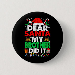 Lustige Regierung Behorde Bruder Santa Button
