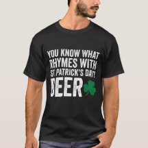 Lustige Reime mit St. Patrick's Day Bier-Wortspiel