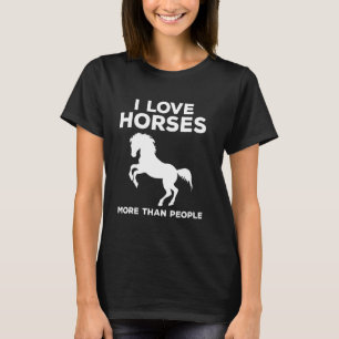 Lustige Reiter Sprüche Reiter Pferde Ich liebe Pfe T-Shirt