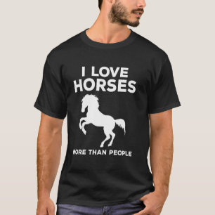 Lustige Reiter Sprüche Reiter Pferde Ich liebe Pfe T-Shirt