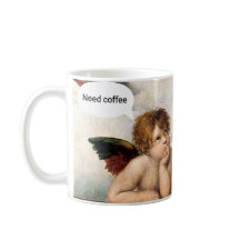 Lustige Renaissance-Engel Kaffeetasse