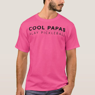 Lustige Rentner-Idee - Coole Papas spielen Pickleb T-Shirt