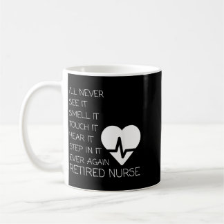 Lustige Rentnerin Krankenschwester Kaffeetasse