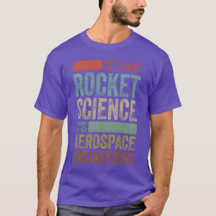 Lustige Retro-80er-Raketenwissenschaft-Aerospace-I T-Shirt