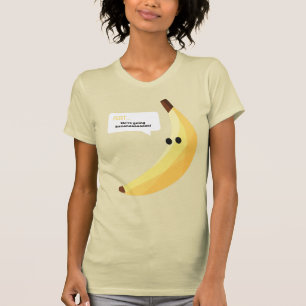 Lustige Retro-Bananen-Partyartikel mit witzigen Sp T-Shirt