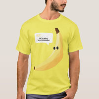 Lustige Retro-Bananen-Partyartikel mit witzigen Sp