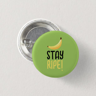 Lustige Retro-Bananen-Partygeschenke-Wortspiele Ed Button