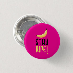 Lustige Retro-Bananen-Partygeschenke-Wortspiele Ed Button