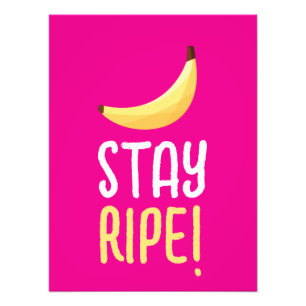 Lustige Retro-Bananen-Partygeschenke-Wortspiele Ed Fotodruck